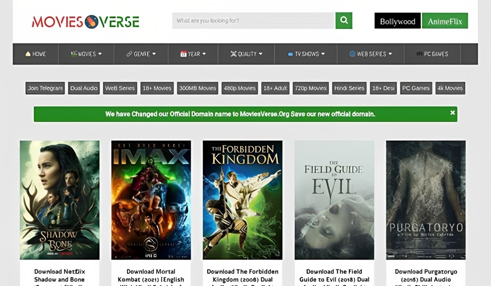 Is Movieverse a secure platform